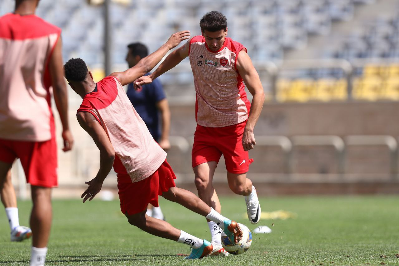 رونمایی از هافبک سابق استقلال در تمرینات پرسپولیس + عکس