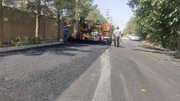 آسفالت‌ریزی معابر خاکی ۱۸۴ روستا در استان زنجان