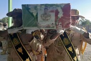 Iranians hold funeral for border guard martyred in terror attack