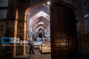 Mozaffariyeh traditional tea house in Tabriz, northwest Iran