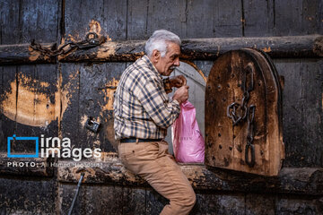 Mozaffariyeh traditional tea house in Tabriz, northwest Iran