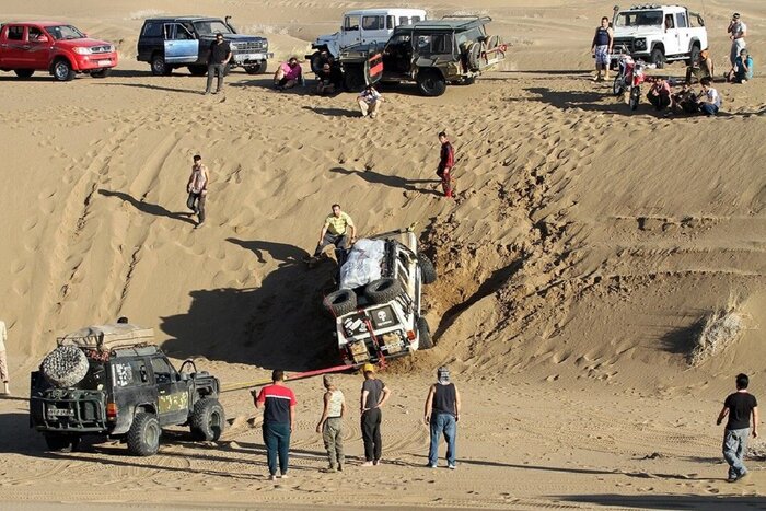 مثلث خطر بیخ گوش بیابان لوت