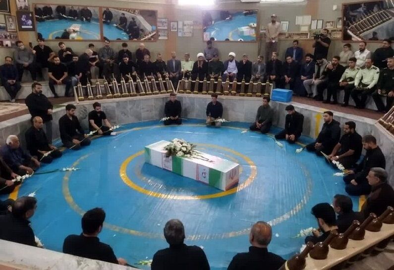 Funeral held for border guards martyred in terror attack on southeastern Iran