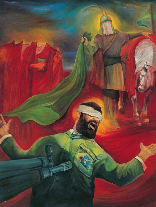 هنرمندی که به بوم نقاشیاش آتشبس نداد