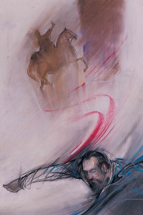 هنرمندی که به بوم نقاشیاش آتشبس نداد