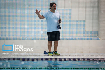 Campamento del equipo nacional de natación en Mashhad