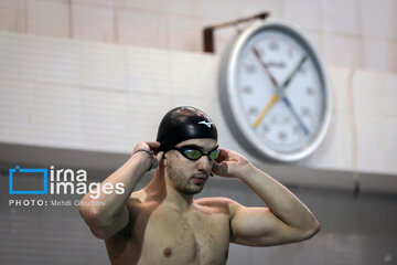 Campamento del equipo nacional de natación en Mashhad