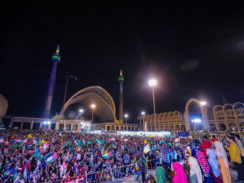 از جشن امت احمد در مصلی امام خمینی تا همدلی با جبهه مقاومت