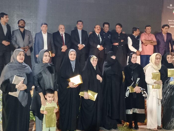 Joint table between Iran and Pakistan at the food and cooking festival in Karachi + photo