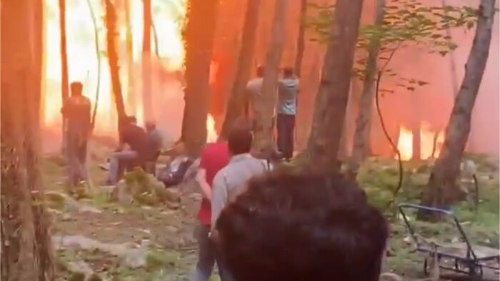 جزئیات انفجارهای ساختگی برای فیلمسازی در جنگلهای رویان