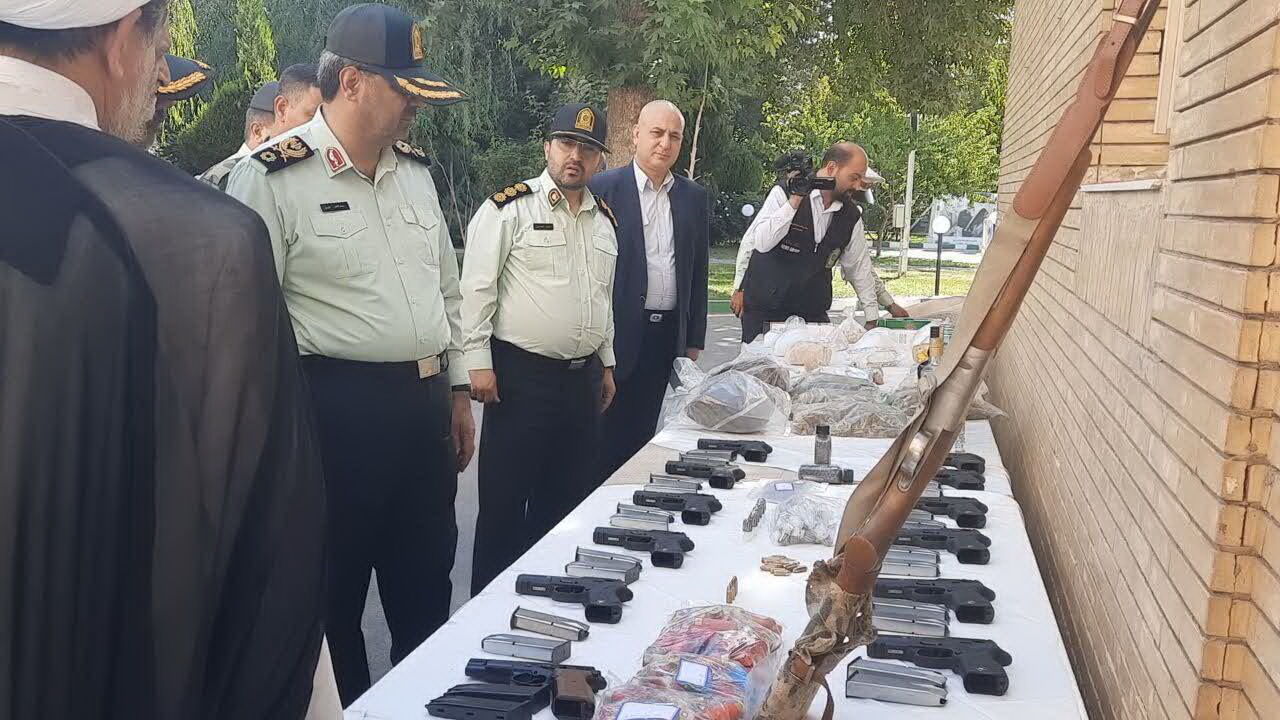 Police seize large haul of firearms in northeastern Iran