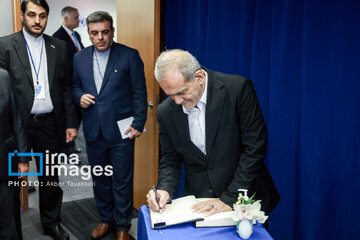 1st day of president Pezeshkian's visit to New York