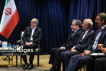 1st day of president Pezeshkian's visit to New York