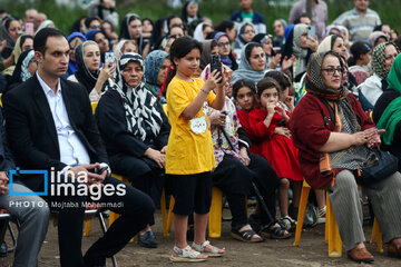 Paddy field sports fest in northern Iran