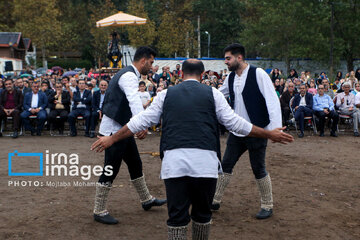 Paddy field sports fest in northern Iran