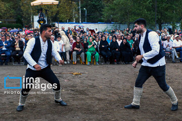 Paddy field sports fest in northern Iran