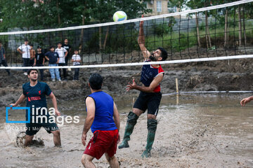 Paddy field sports fest in northern Iran