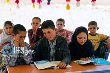 Nomad school in south of Iran