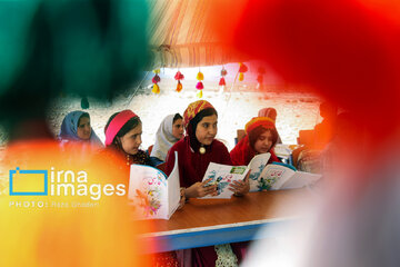 Nomad school in south of Iran