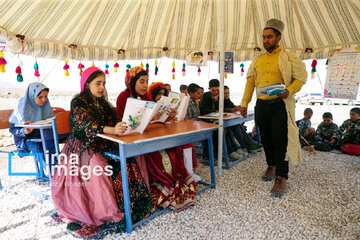 Nomad school in south of Iran