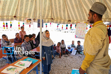 Nomad school in south of Iran