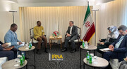 Iran FM meets Burkinabe, Kazakh counterparts in NY