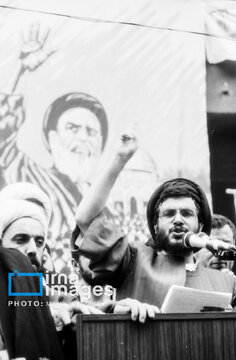 Les images archives du martyr Seyed Hassan Nasrallah