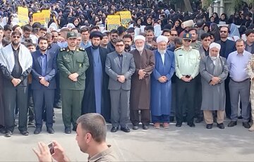 مردم شرق گلستان ترور دبیرکل حزب‌الله لبنان را محکوم کردند