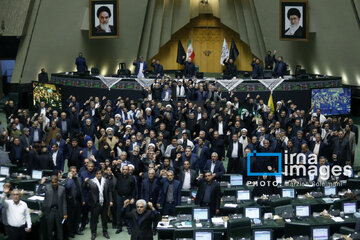 La sesión abierta del Parlamento iraní