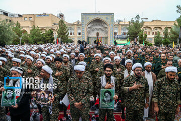 Seminaristas en Qom se reúnen para condenar los crímenes del régimen sionista