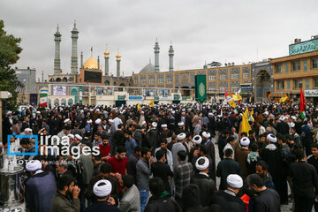 Seminaristas en Qom se reúnen para condenar los crímenes del régimen sionista