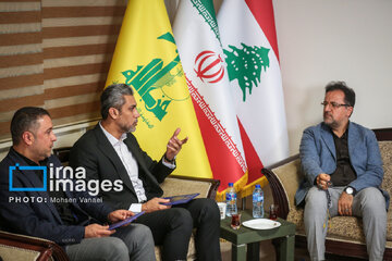 Commemoration of Martyr Hassan Nasrallah at Hezbollah office in Tehran