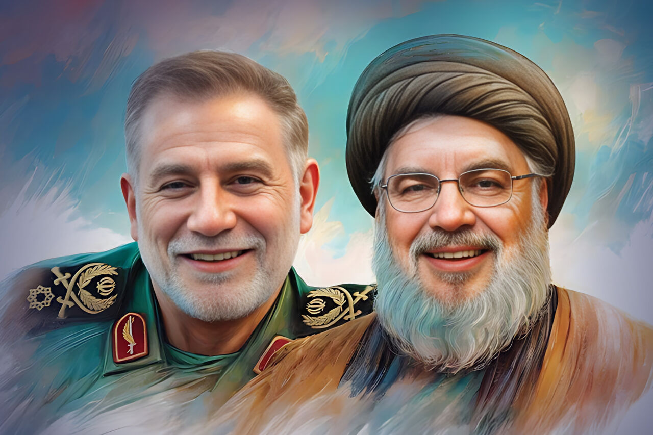 Ayatollah Khameneis Kondolenzbotschaft für den iranischen Kommandanten, der zusammen mit Seyyed Hassan Nasrallah den Märtyrertod erlitt