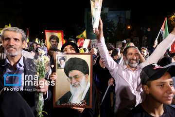 People of Tehran take to streets to back Iran's missile attack on Zionist regime 