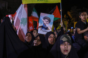 People of Tehran take to streets to back Iran's missile attack on Zionist regime 