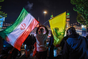 People of Tehran take to streets to back Iran's missile attack on Zionist regime 