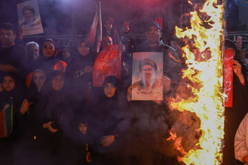 People of Tehran take to streets to back Iran's missile attack on Zionist regime 