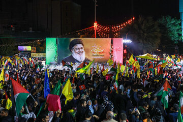 People of Tehran take to streets to back Iran's missile attack on Zionist regime 