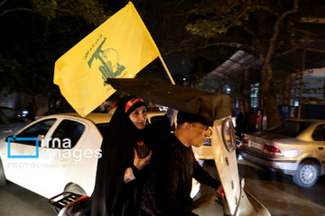 People of Tehran take to streets to back Iran's missile attack on Zionist regime 