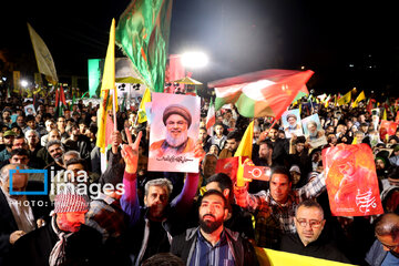 People of Tehran take to streets to back Iran's missile attack on Zionist regime 