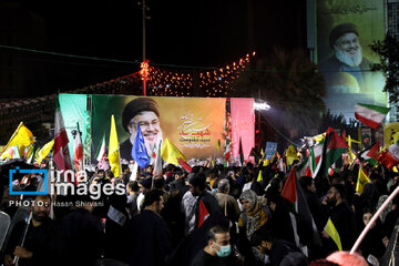 People of Tehran take to streets to back Iran's missile attack on Zionist regime 