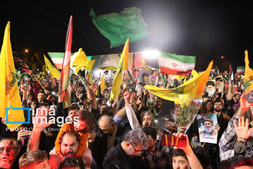 People of Tehran take to streets to back Iran's missile attack on Zionist regime 