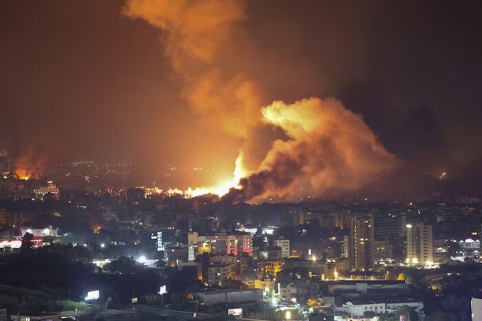 Southern Beirut under Israel’s attacks