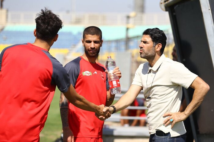 تمرین تاکتیکی پرسپولیسی ها در حضور معاون باشگاه