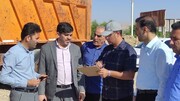 تعریض جاده ترکالکی به روستای بدیل گتوند آغاز شد