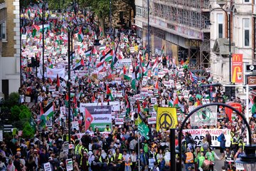 Manifestations du peuple britannique en soutien à Gaza et au Liban