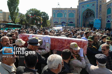 Funeral held for martyr border guard