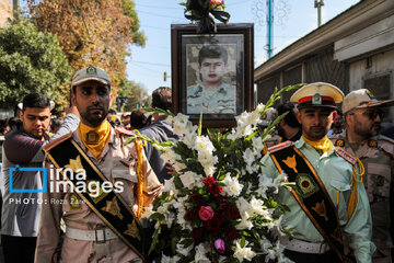 Funeral held for martyr border guard