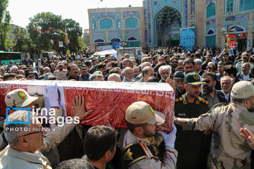 Funeral held for martyr border guard