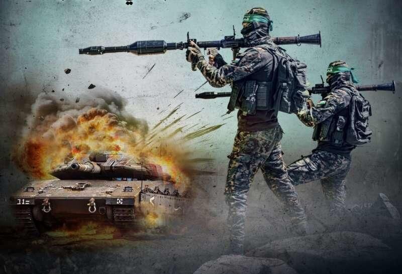 Al-Qassam Brigades hunts Zionist soldier, 2 Merkava tanks, 1 armed personnel carrier